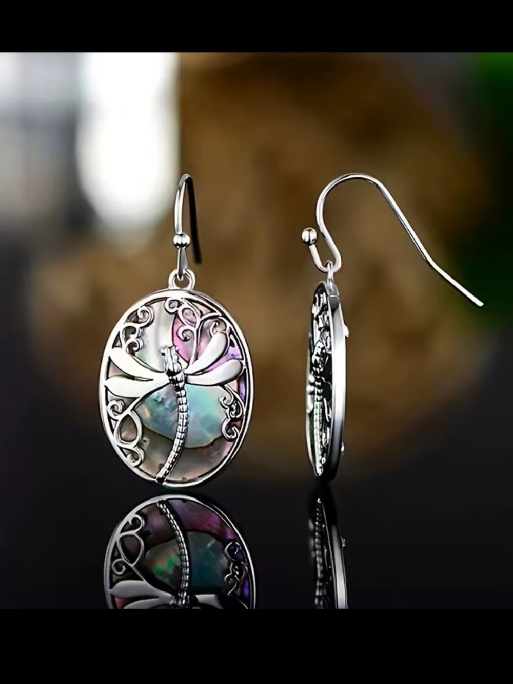 Women's Earrings Dragonfly Dangle New G5 Jewelry